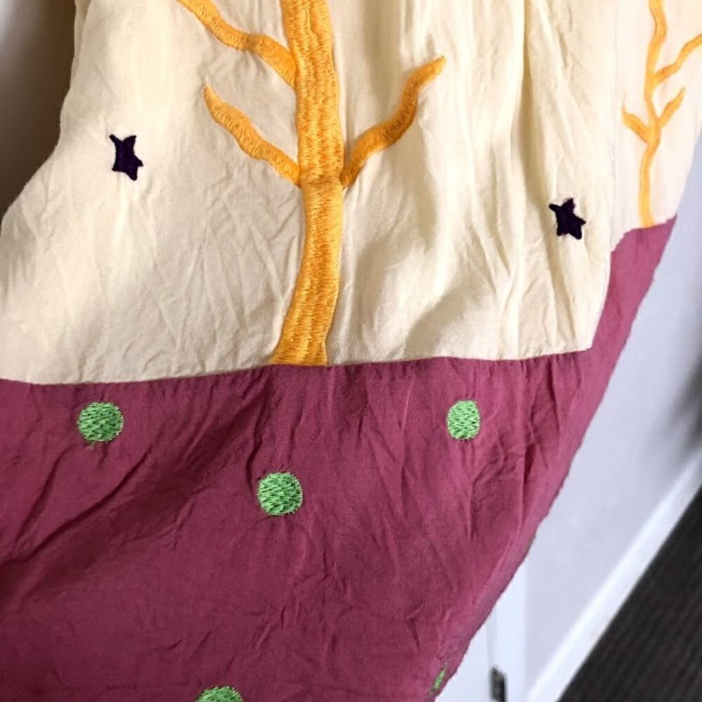 Unique embroidered shirt dress size L - Picture 5 of 7